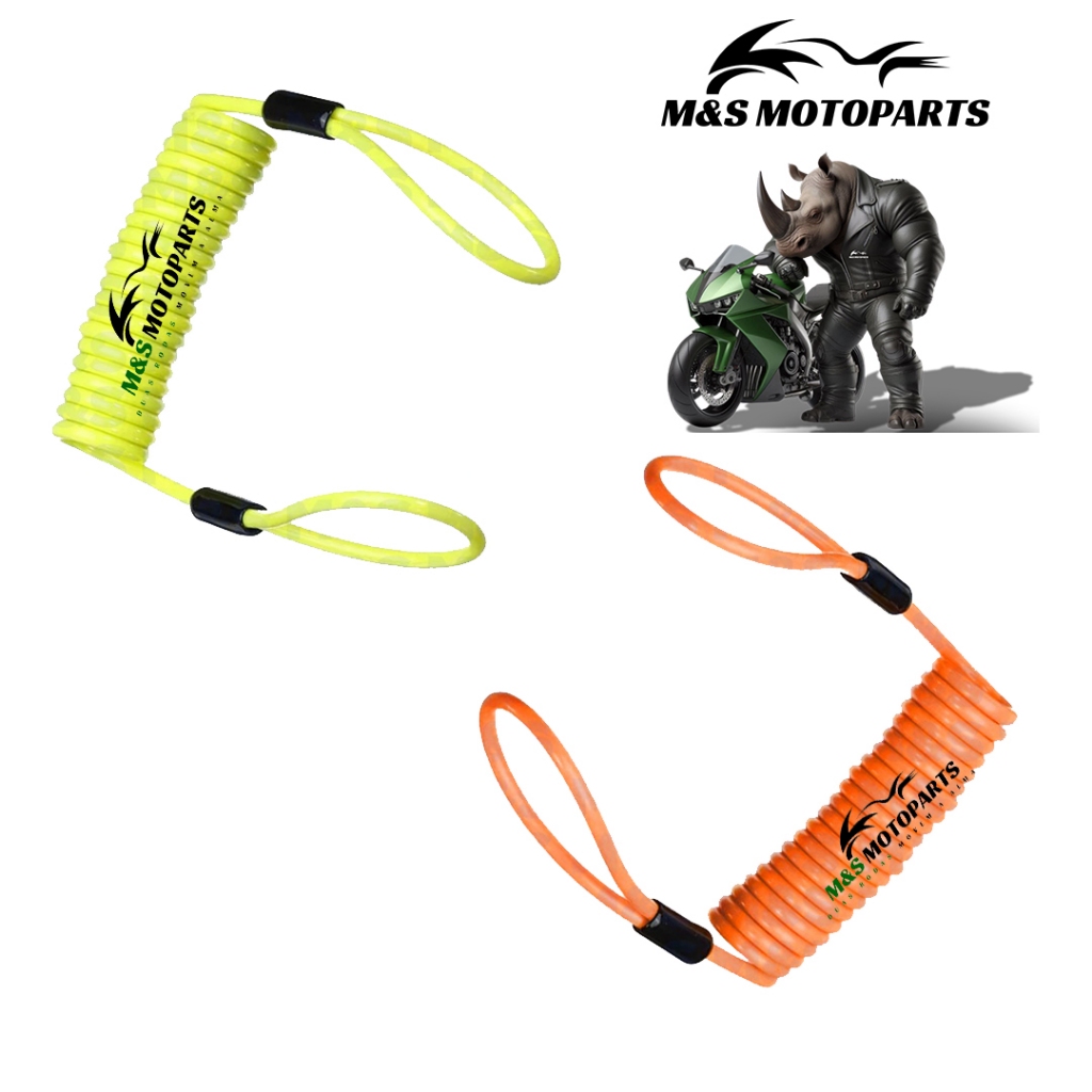 Cabo Aviso e Lembrete de Trava de Disco de Freio Para Motos