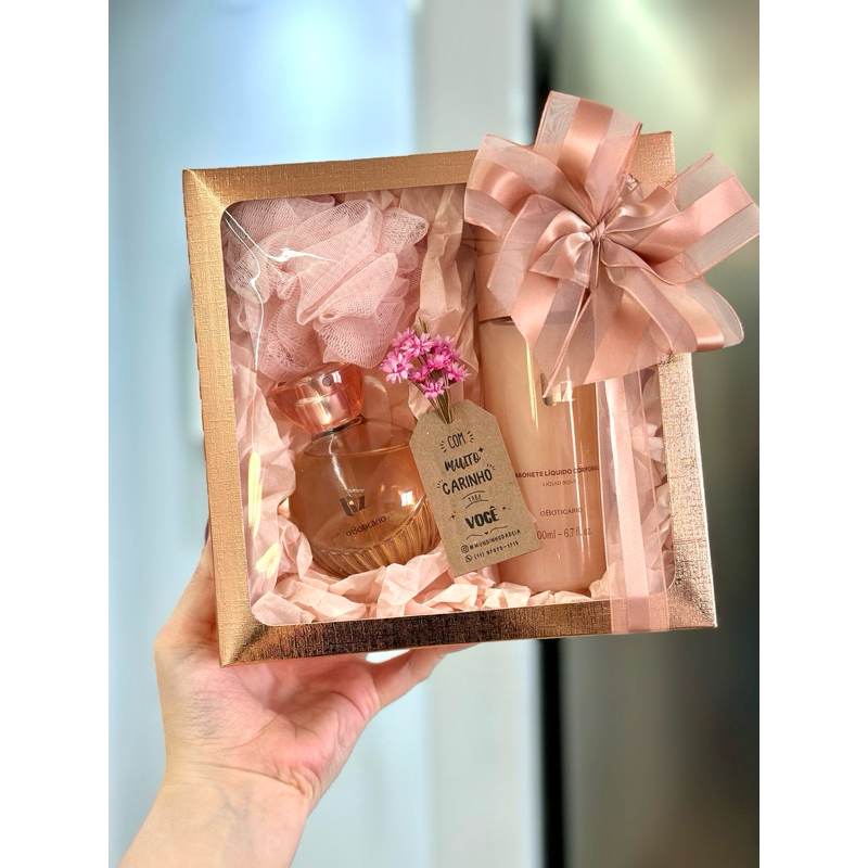 Kit Presente Personalizado Boticário, Eudora, Natura -  Mulher, Aniversario, Dia das Mães, Namorada, Natal, Amiga, Sogra em Oferta na Shopee