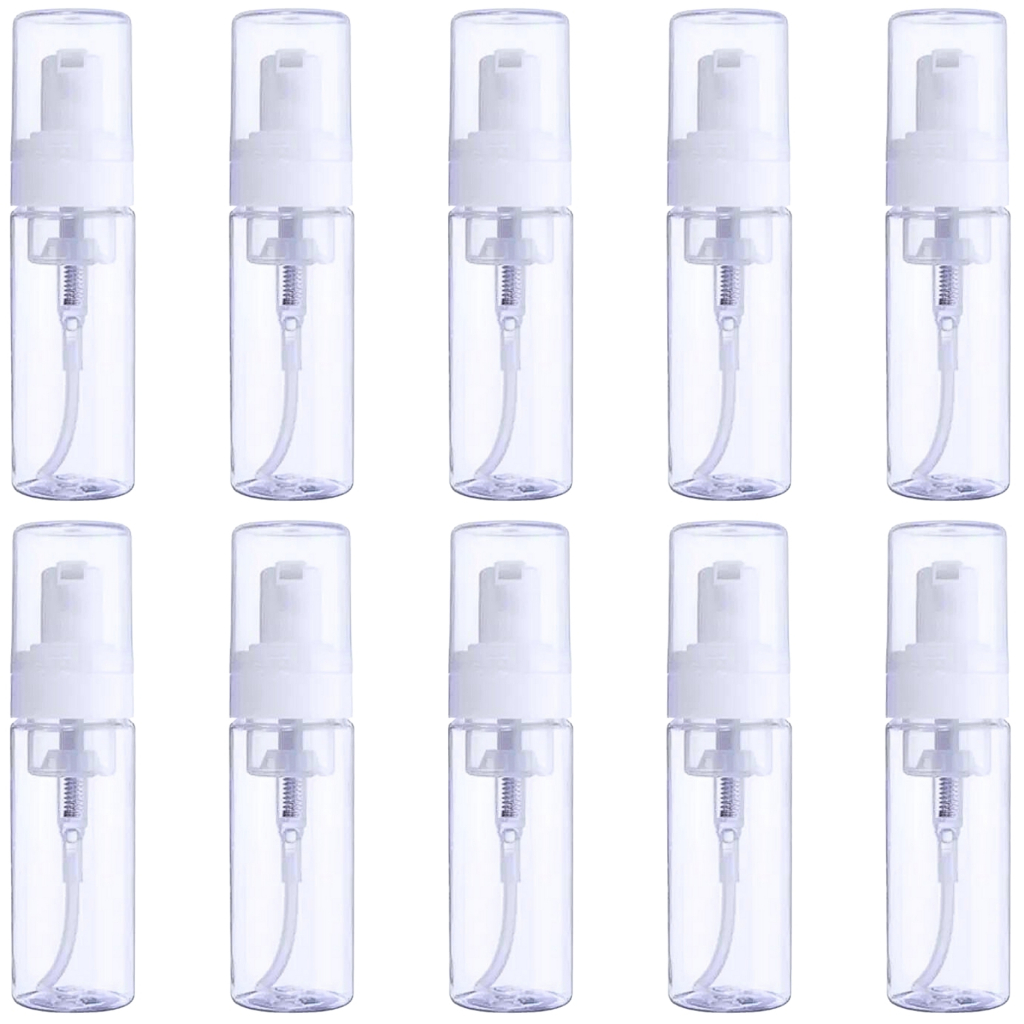 10 Frasco Pump Espumador 50ml Para Limpeza de Cílios em Oferta na Shopee