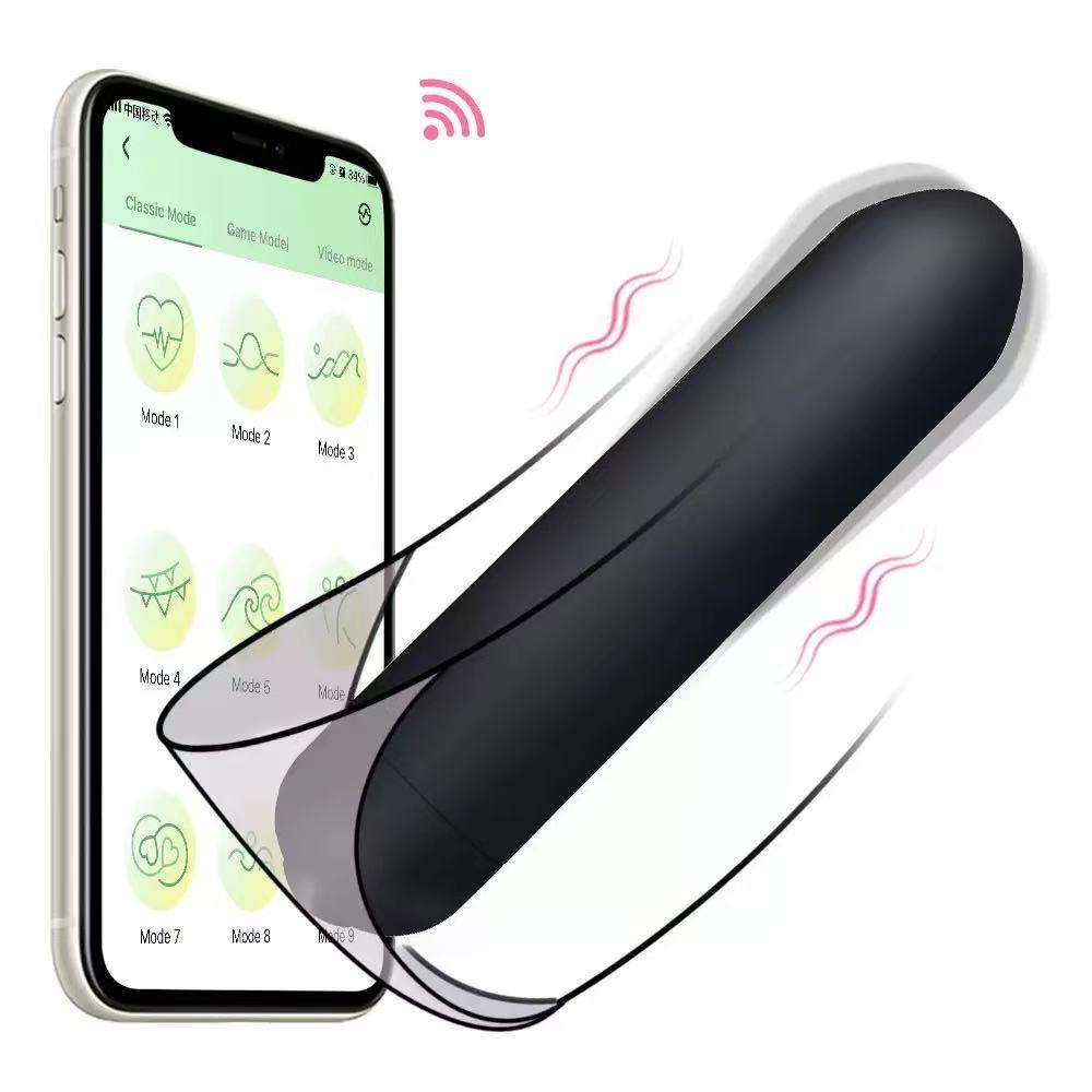 Vibrador Bluetooth Bullet Recarregável e 10 modos de vibração TD-TT