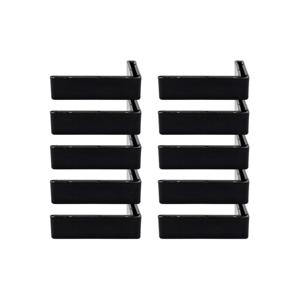 Kit Com 16 Pes Plasticos 4 Cm Estante Aco Armario Metalico em Oferta na Shopee