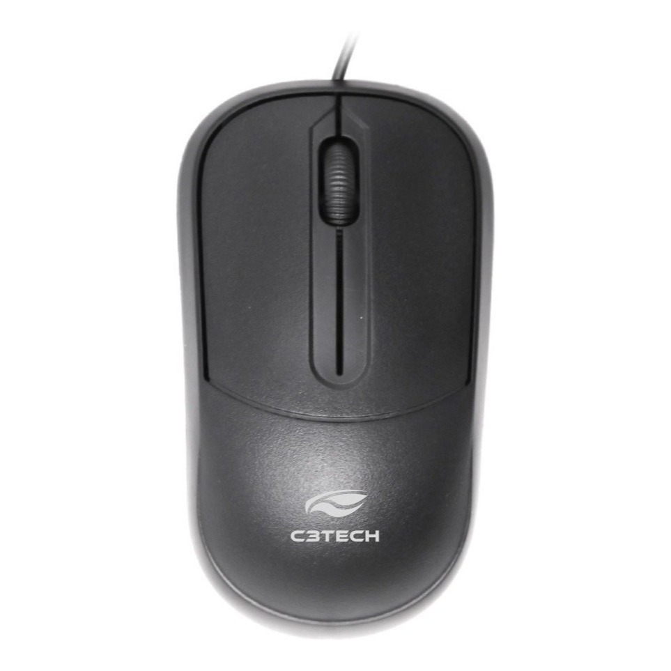 Mouse Usb Com Fio Mause Optico C3-tech Ms-35 Simples Usb