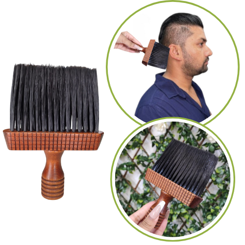 Espanador de Madeira Executivo com Cabo para Barbeiro e Cabelereiro cod 1505 em Oferta na Shopee