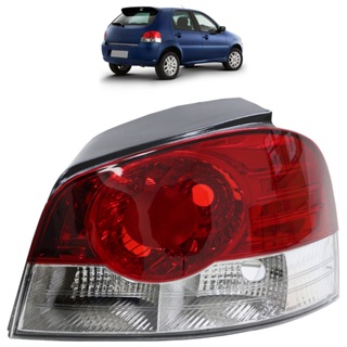 Lanterna Traseira Palio G4 2008 2009 Bicolor Lente Lisa Acrilico em Oferta na Shopee