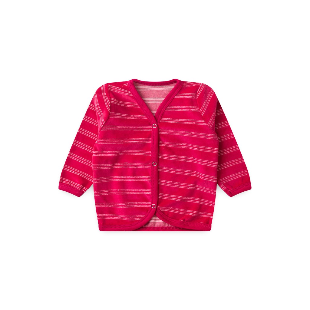 Casaquinho Bebê Plush Listrado (P/M/G)