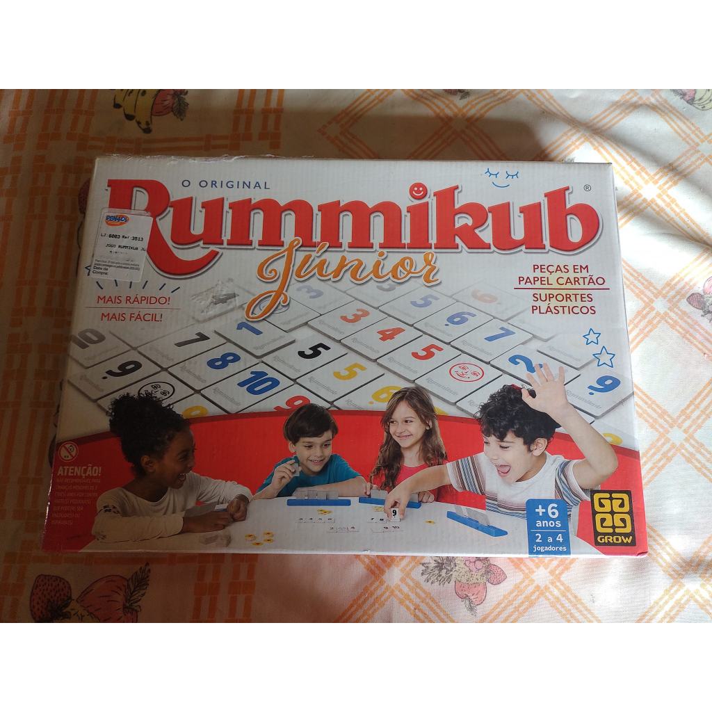 Jogo Rummikub Júnior - Brinquedo da Grow (NOVO OU USADO