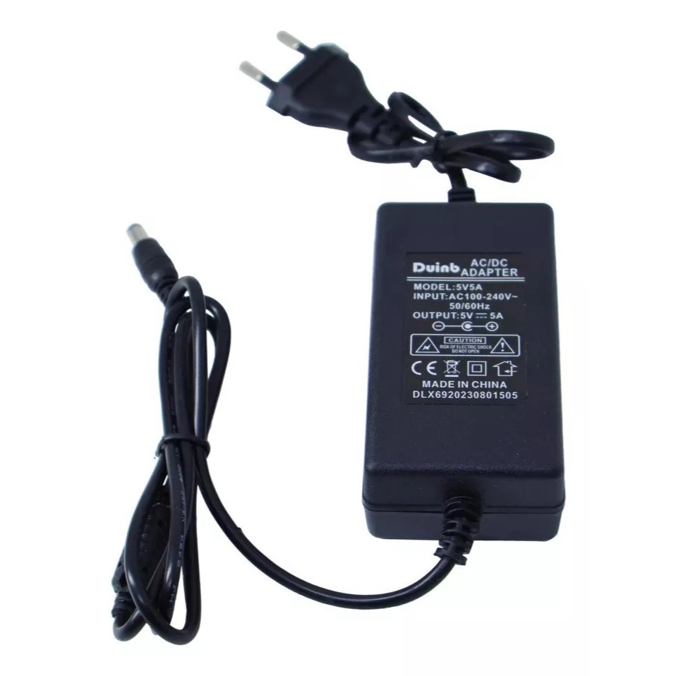 Kits Fonte Eletronica 5v 5a Real Estabilizada Bivolt Plug P4 em Oferta na Shopee