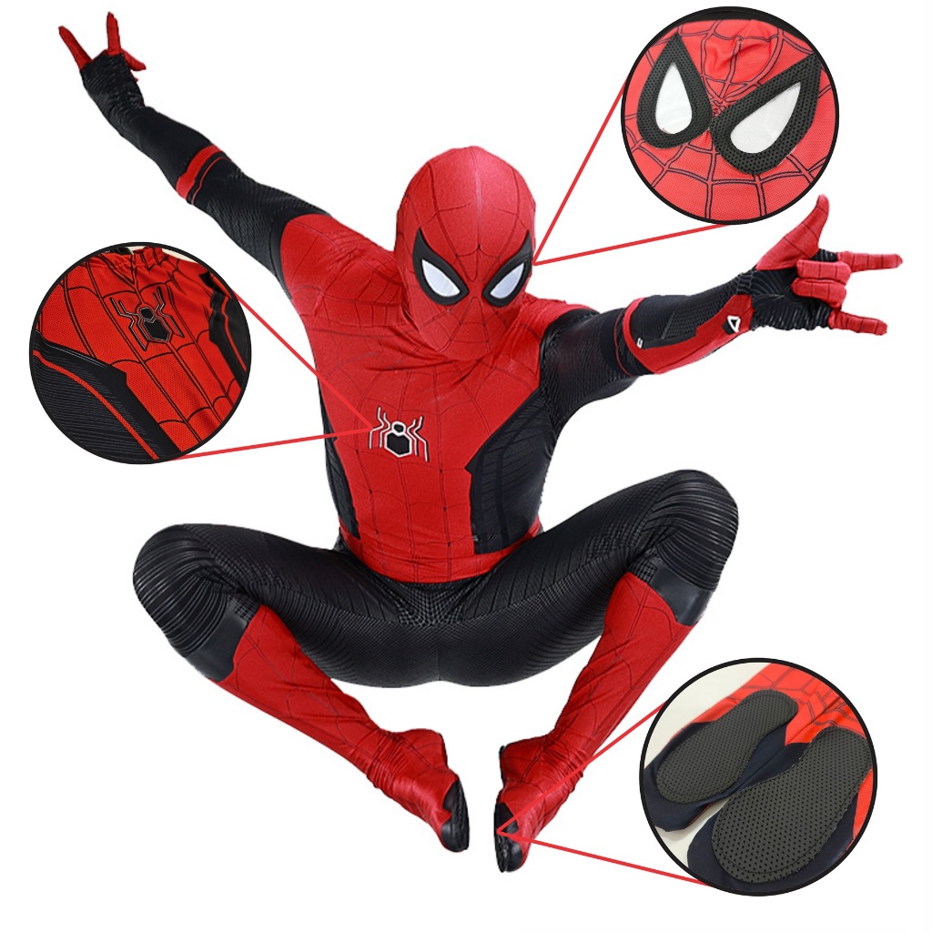 Fantasia Homem Aranha Longe de Casa 2026 modelo novo IMEDIATO SÃO PAULO - CAPITAL Infantil e Adulto