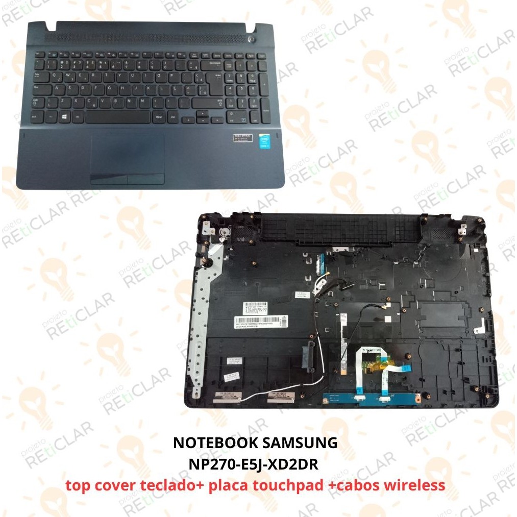 Notebook Samsung NP270-E5J (peças e partes)