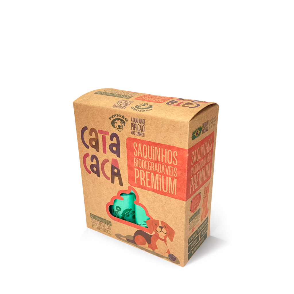 Kit 20 Refis Cata Caca Biodegradáveis Pipicão