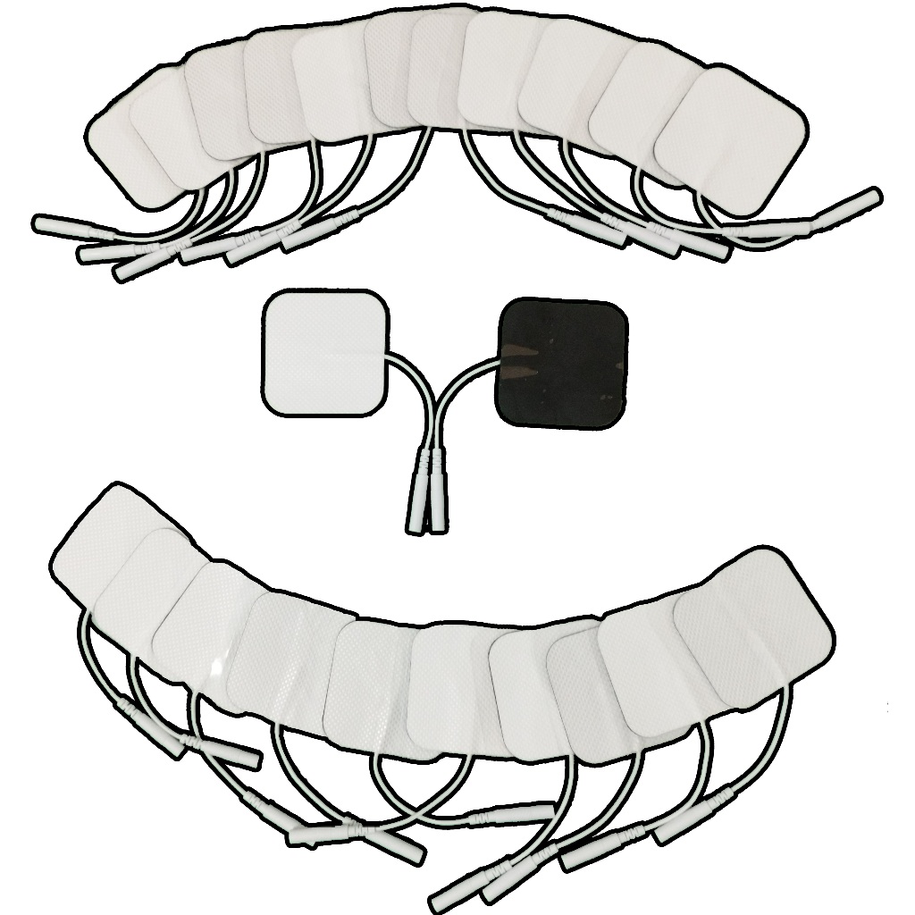 Eletrodo 5 X 5 Auto Adesivo Fisioterapia 5x5 Cm - 4 ou 10 Unidades