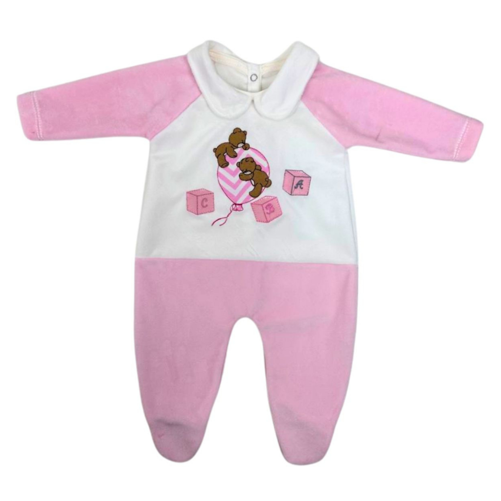 Roupa Para Bebê Macacão Infantil Saída Maternidade Menina Plush Inverno Algodão em Oferta na Shopee