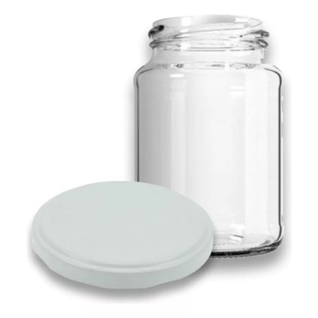 15 Potes Conserva 600ml Vidro c/ Tampa Metálica E Lacres