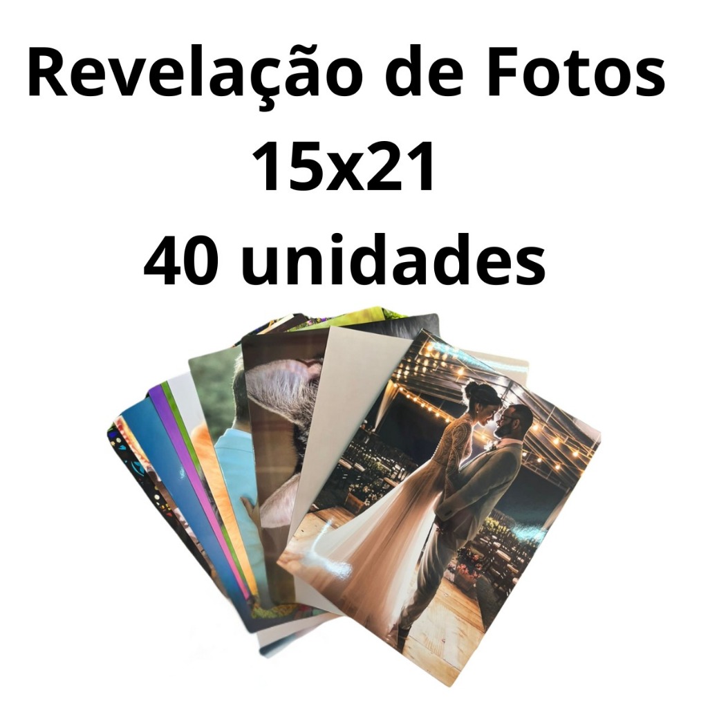 FOTO PAPEL FOTOGRAFICO FUJIFILM KIT COM 40 UNIDADES ALTA QUALIDADE REVELAÇÃO PREMIUM