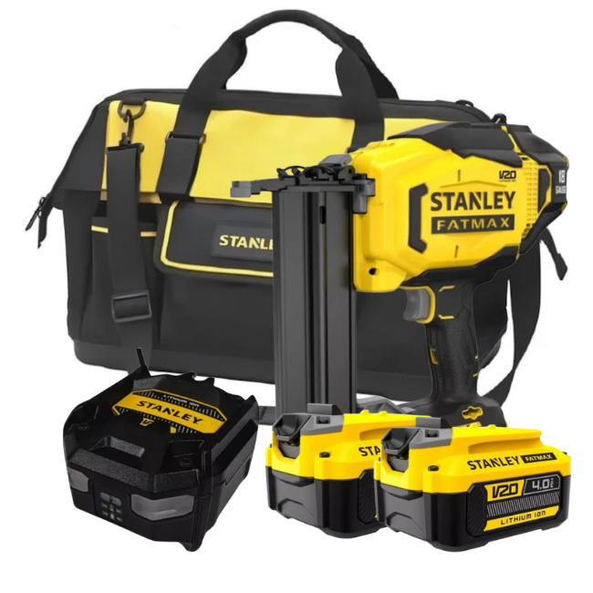 Pinador 2 Bateria 20v 4ah Scn618 Stanley Carregador com Bolsa em Oferta na Shopee