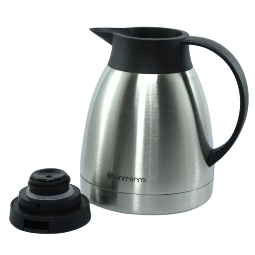 Garrafa Térmica Unitermi Paris 1L c Gatilho Bule Inox