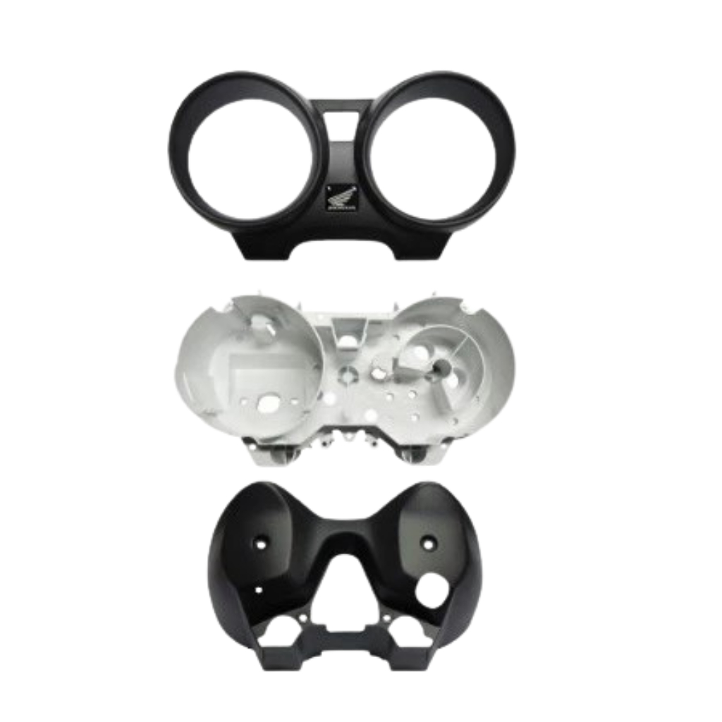 Kit Trio Carcaça Do Painel Do Modelo Moto Honda Cg Titan Fan 150 2011