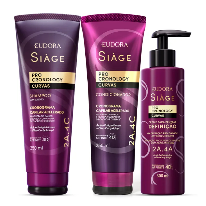 Eudora Siage Pro Cronology Curvas Cachos e Crespos para Definição