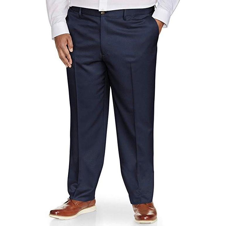 Calça Social Masculina Plus Size Oxford Tradicional Tecido