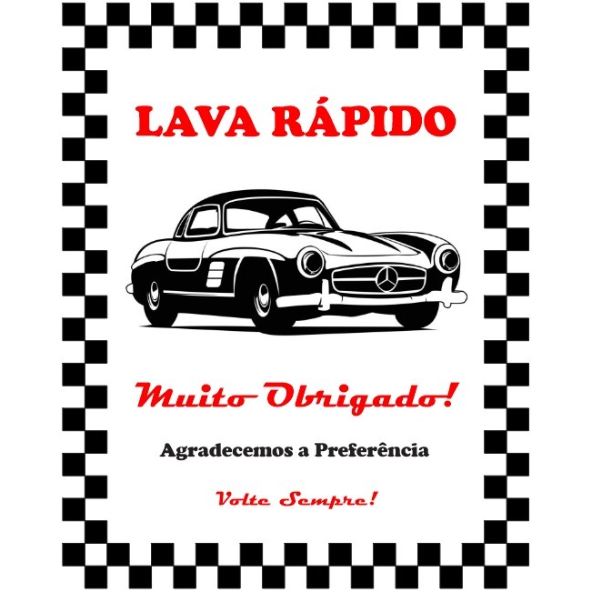 Tapete de papel para lava Rápido