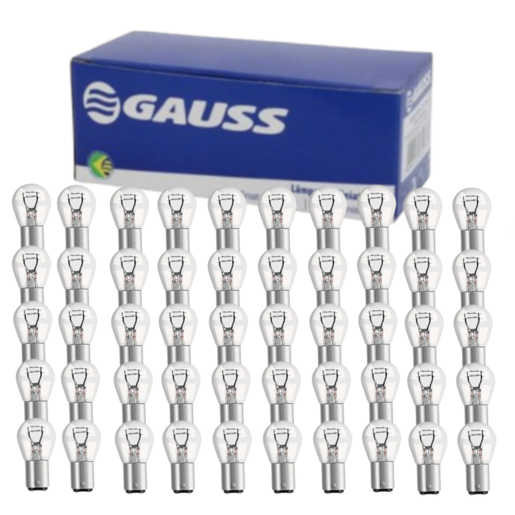 Kit 50 Lâmpada Automotiva 2 Polos 12V P21/5W Gl1176- Pino Encontrado