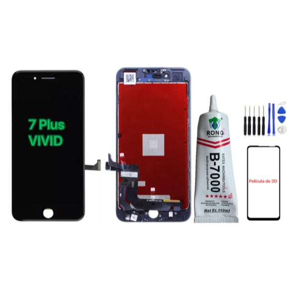 Tela Display Touch Frontal LCD iPhone 7Plus / 7 Plus Incell / Original Vivid A Pronta Entraga