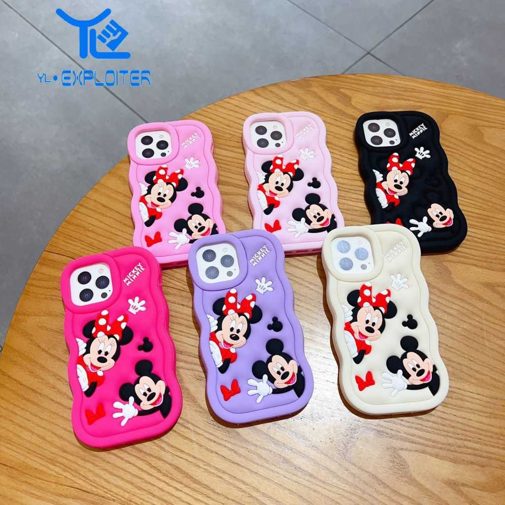 Capa Emborrachada MINNIE E MICKEY Para Samsung A05  A26 A36/56 (M B) em Oferta na Shopee