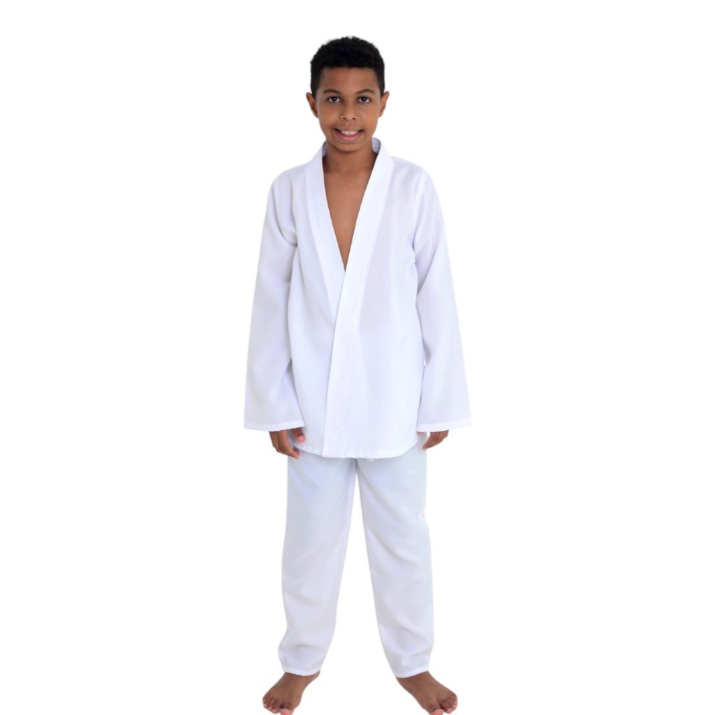 Kimono Oxford Karatê Básico - Artes Marciais - Adulto e Infantil