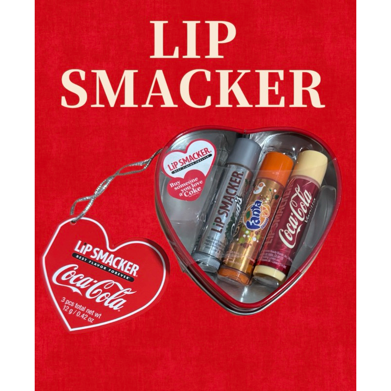 Lindo presente Coca-cola Lip Balm + Estojo maravilhoso edição limitada