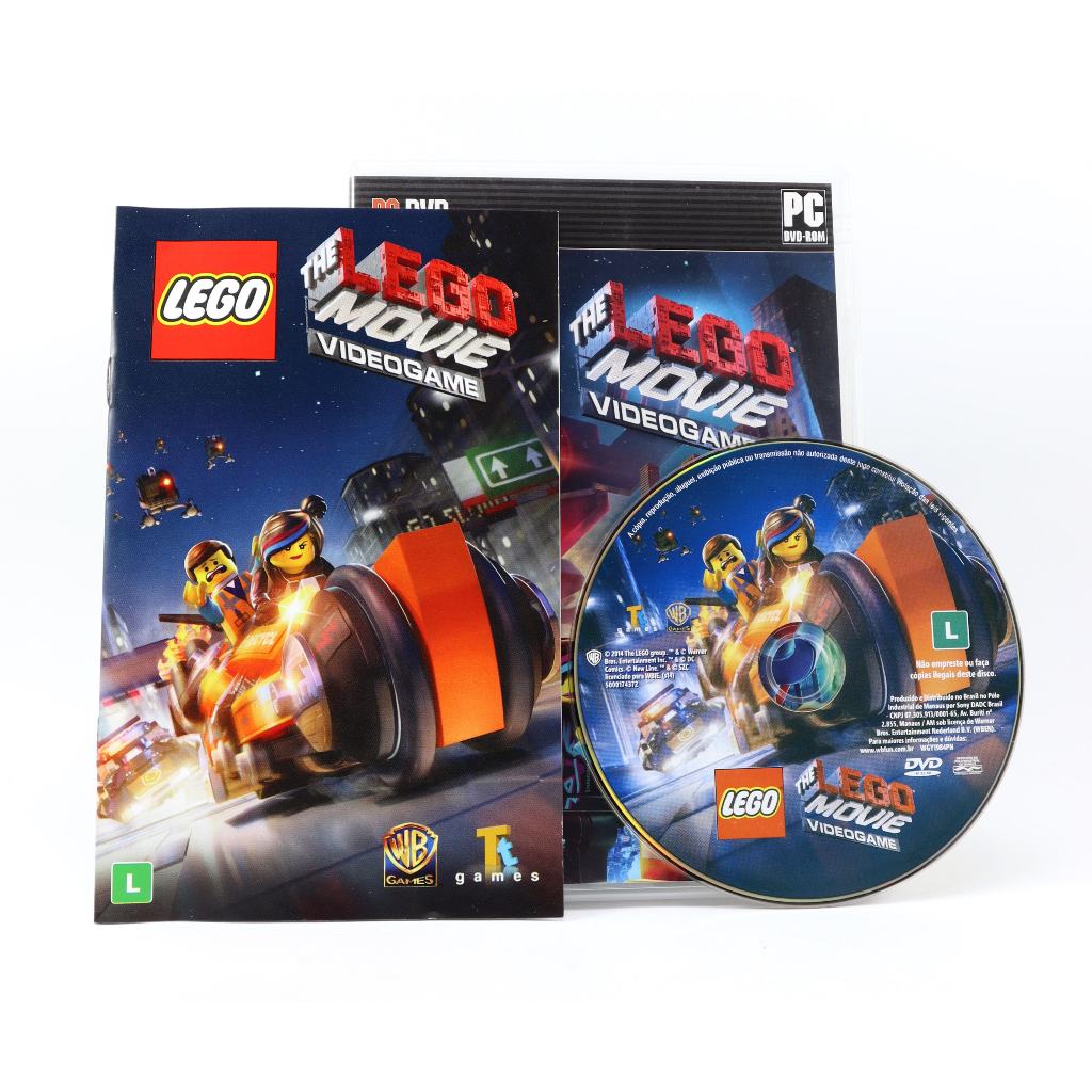 Jogo PC Jogo The Lego Movie Videogame / DVD Jogo De Computador Original