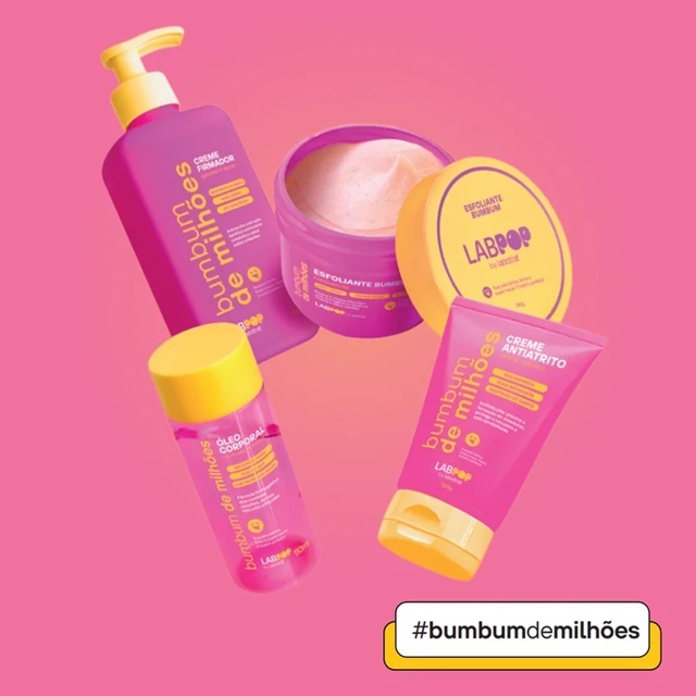Labotrat Bumbum de Milhões LabPOP (Esfoliante, Creme Firmador ou Óleo Termogênico) Reduz Celulite