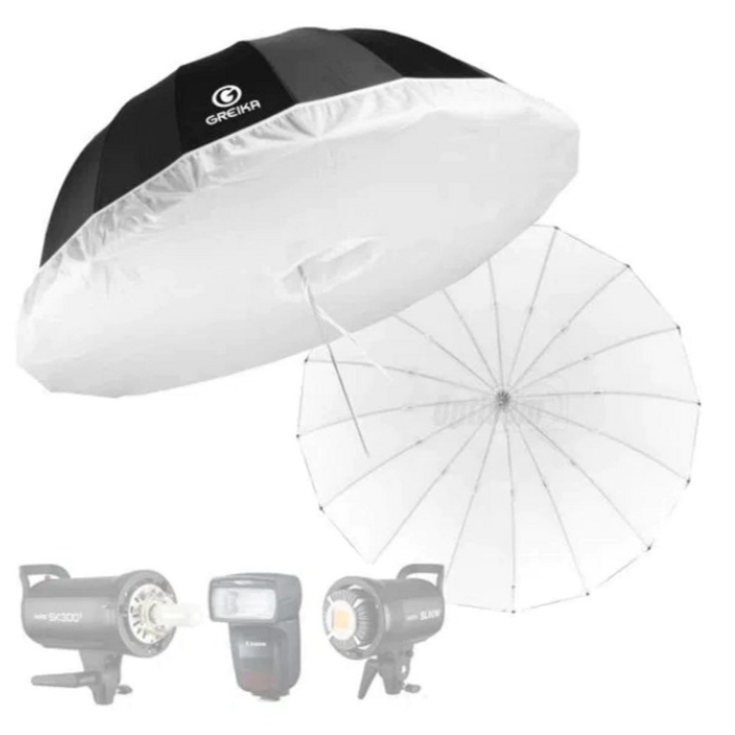 Sombrinha Parabólica Greika BW16-60S 150cm