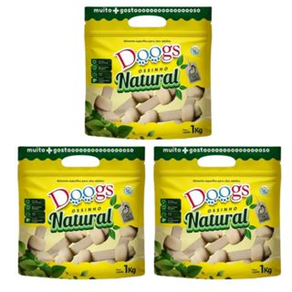 Ossinho Natural Nó para Cães Cachorro Doogs 1kg - Super macio gostoso e auxilia a limpeza dos dentes em Oferta na Shopee