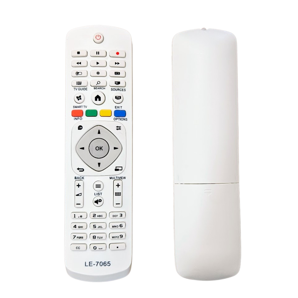 Controle Remoto para TV (Branco) Philips LE-7065 / SKY-7048 40~55PFG5100 / PUG6300 e outros