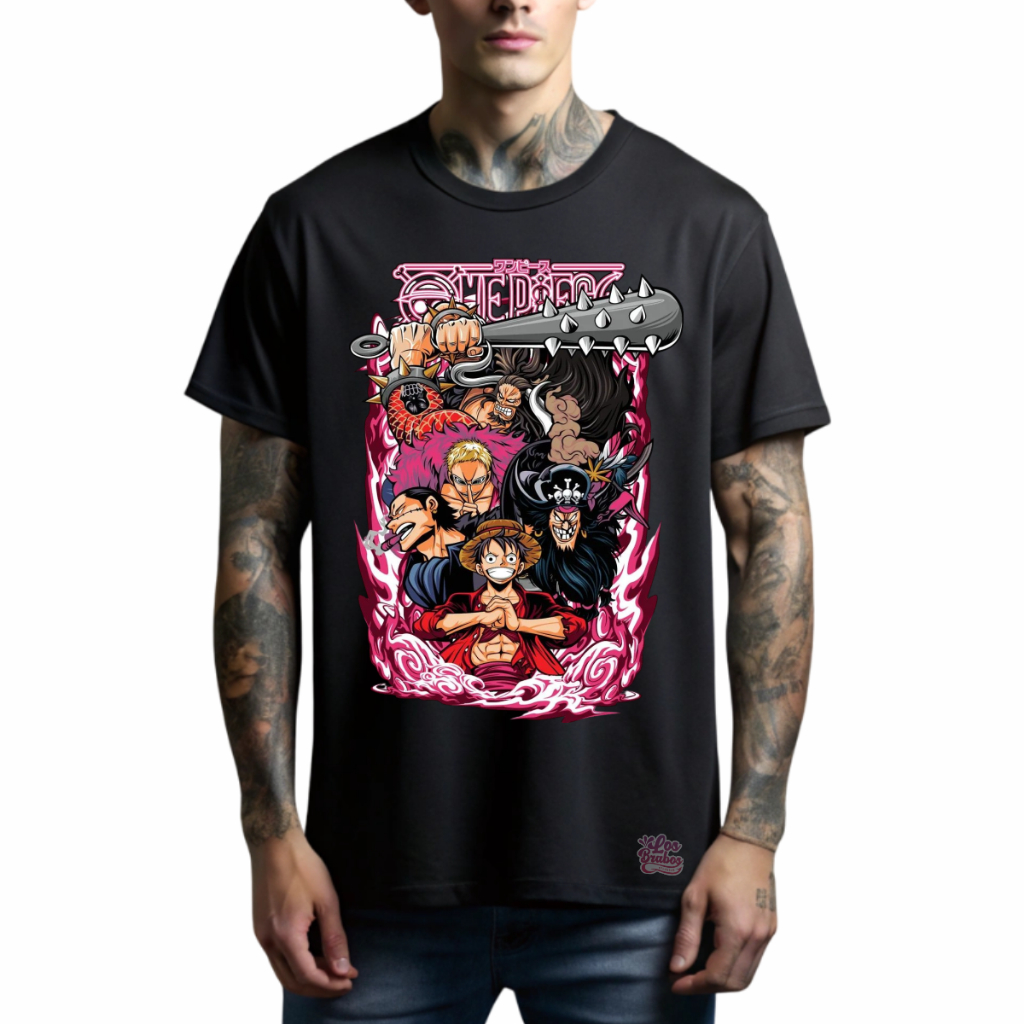 Camiseta One Piece - Monkey D. Luffy Gear 5 Chapéu de Palha | Unissex | Algodão Premium 100%