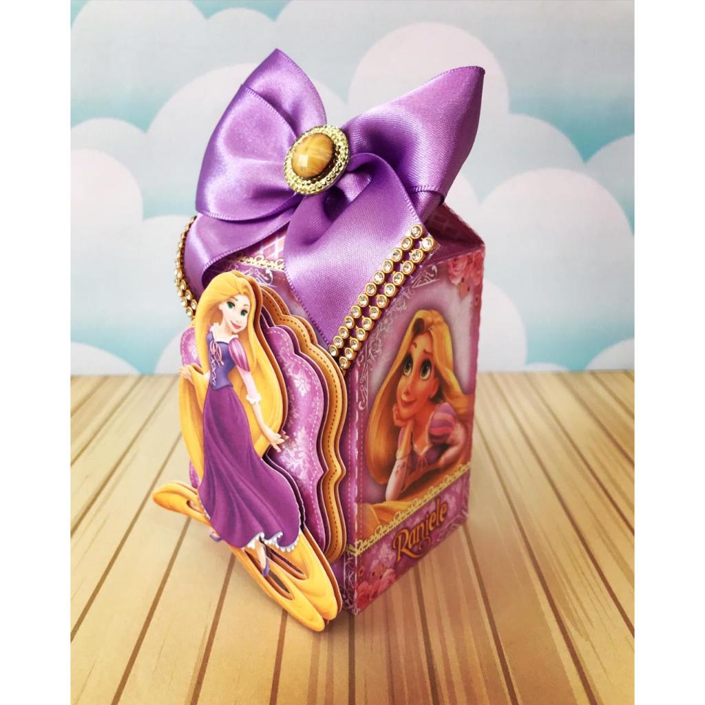 10 Caixas MILK Personalizadas ENROLADOS RAPUNZEL - COM NOME E IDADE - Lembrancinhas, caixinhas, decorações, aniversário
