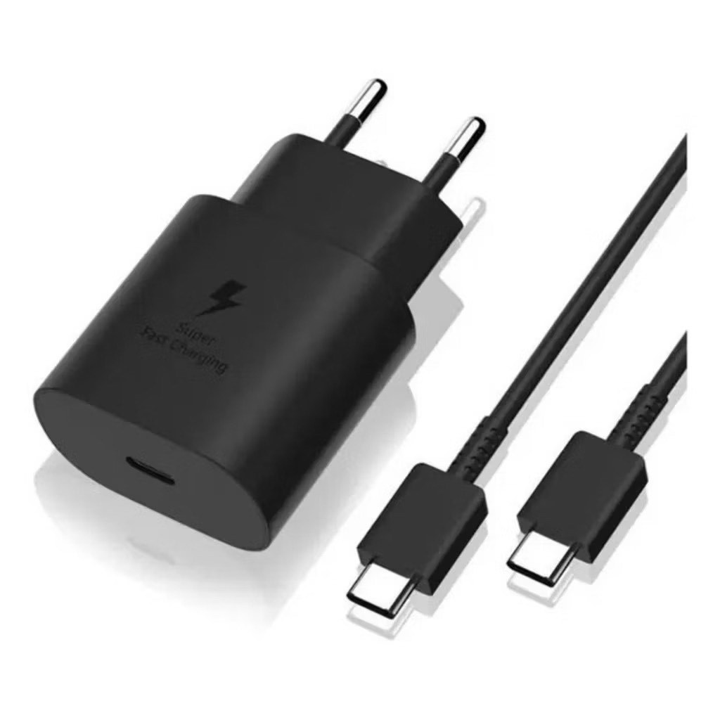 Carregador 45W Turbo Carregamento Rápido USB C + Cabo Tipo C