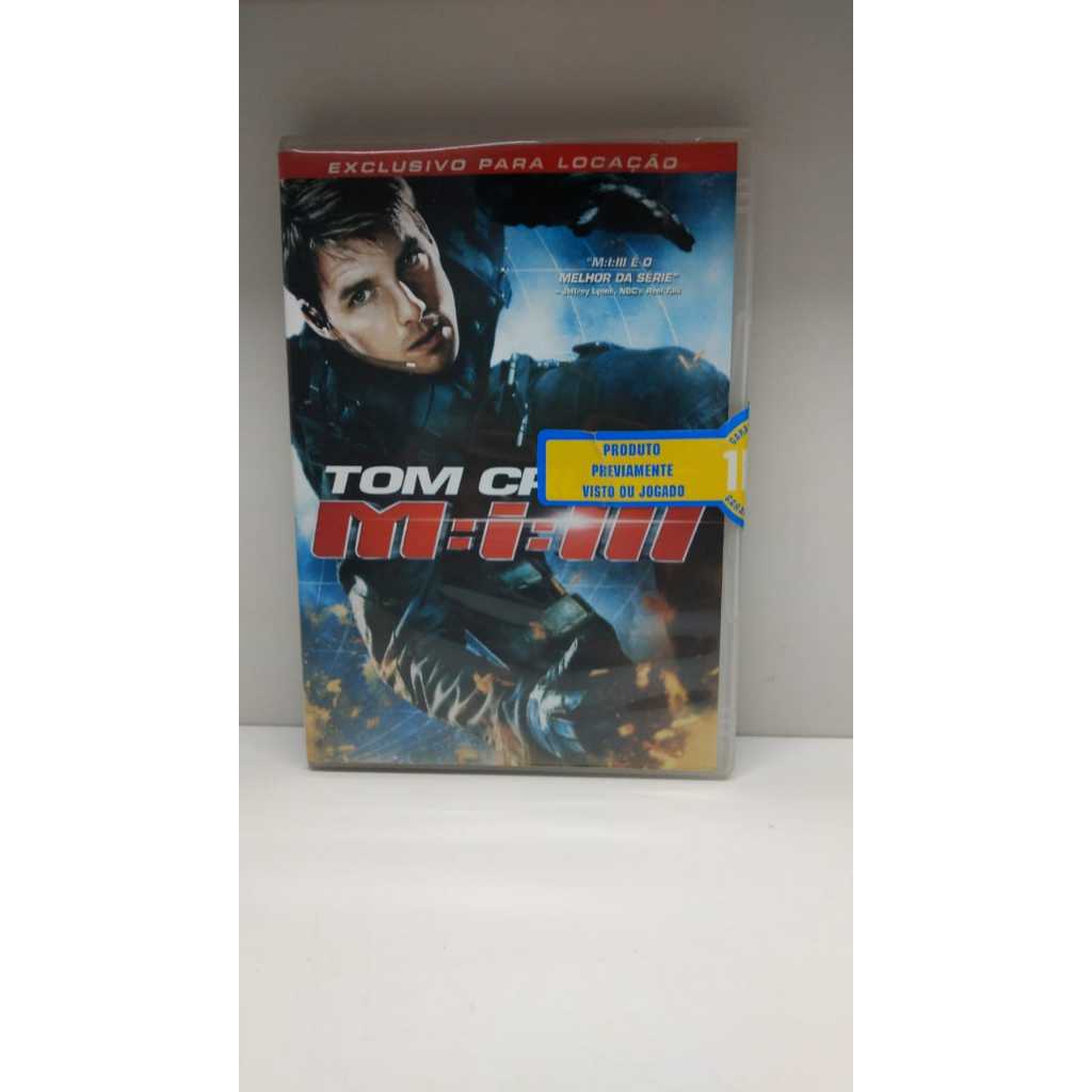 Dvd Filme Missão impossível 3 Tom Cruise  Md1545