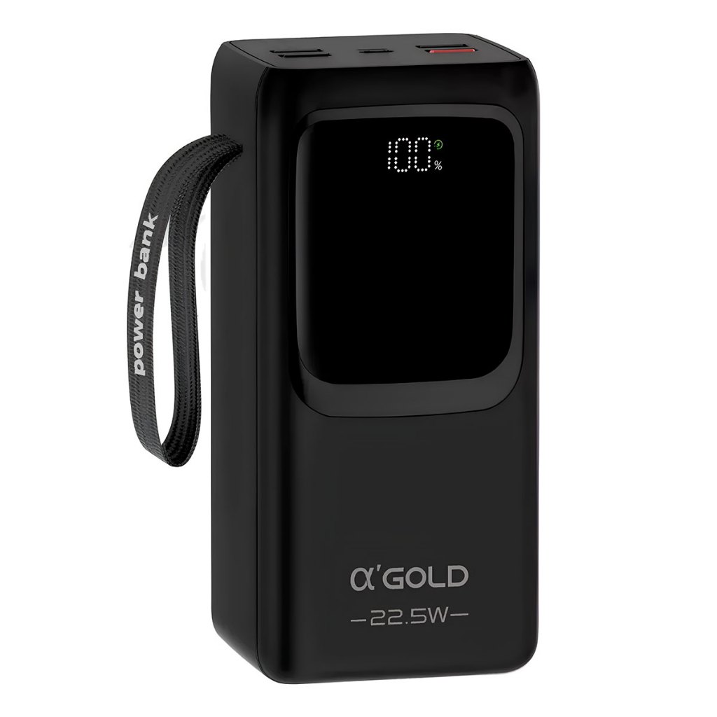 Carregador portatil Power bank 50.000 mAh carga rapida Turbo 22,5w