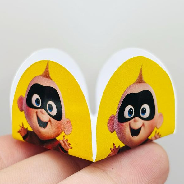Forminha Personalizada Temática para festa | Doce Brigadeiro | Aniversario | Zezinho | Incriveis