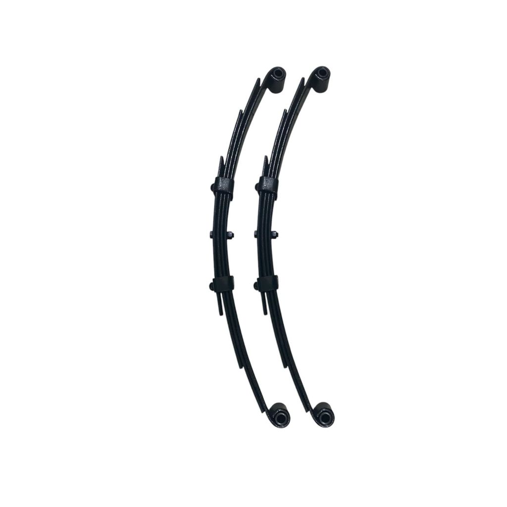 Par de Feixe de Mola Molejo Suspensão Carretinha Reboque 4 Lâminas 60cm. Capacidade 500kg