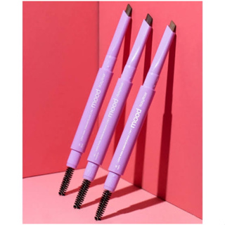 Lápis Para Sobrancelha Alta Precisão Ponta Chanfrada 2 em 1 Mood Ruby Rose - HB518 em Oferta na Shopee