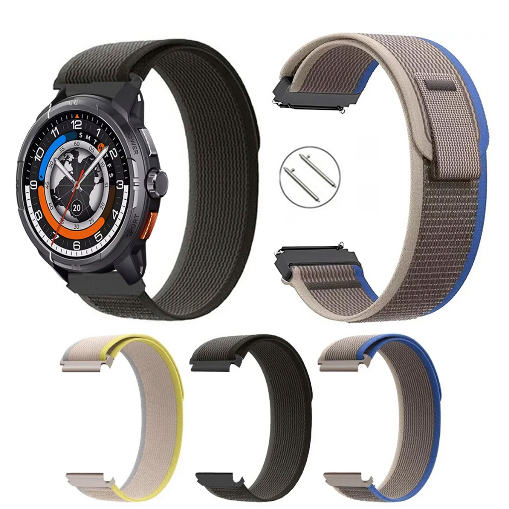 Pulseira 22mm Trail Loop de Nylon para Smartwatch Haylou Solar Ultra de Engate Rapido