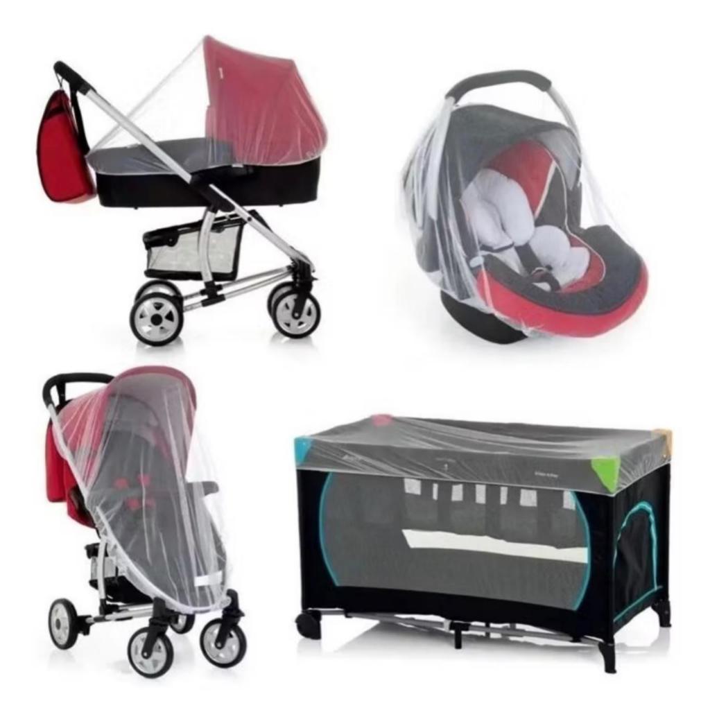 Mosquiteiro Para Berço Universal Carrinho e Cadeirinha