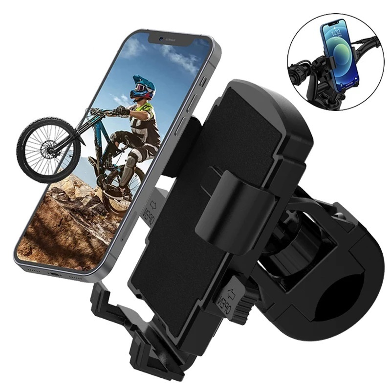 Suporte De Celular Para Moto Guidão Bicicleta Scooter Suporte Telefone Motocicleta 360 graus