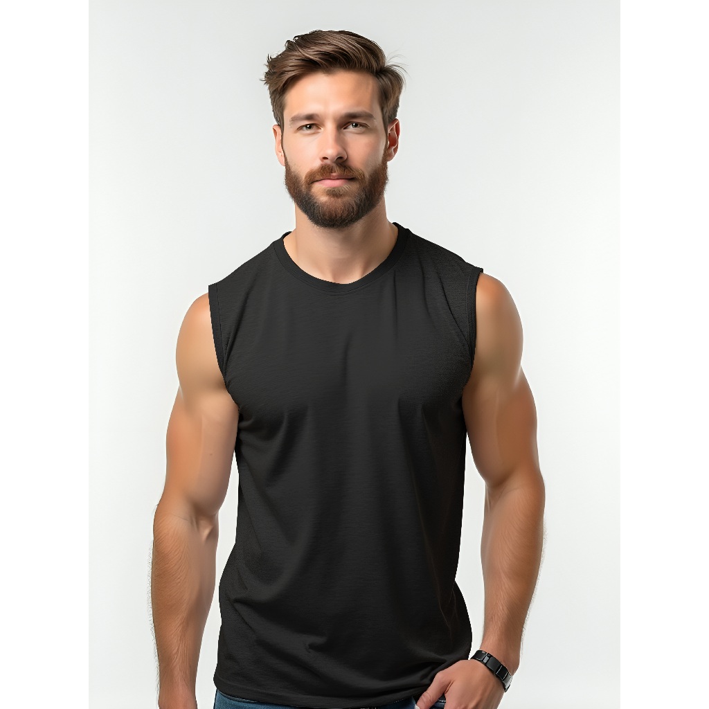 Camiseta Regata Dryfit Confort Preta