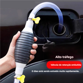 Bomba Sucção Manual Transferencia Oleo Etanol Agua Gasolina em Oferta na Shopee