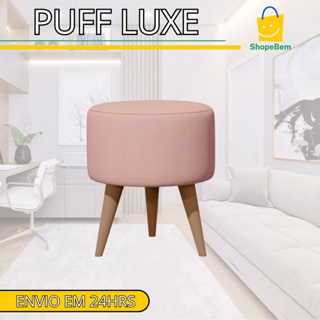 PUFF REFORÇADO ATÉ 130KG ESTOFADO FOFINHO ENVIO RAPIDO em Oferta na Shopee
