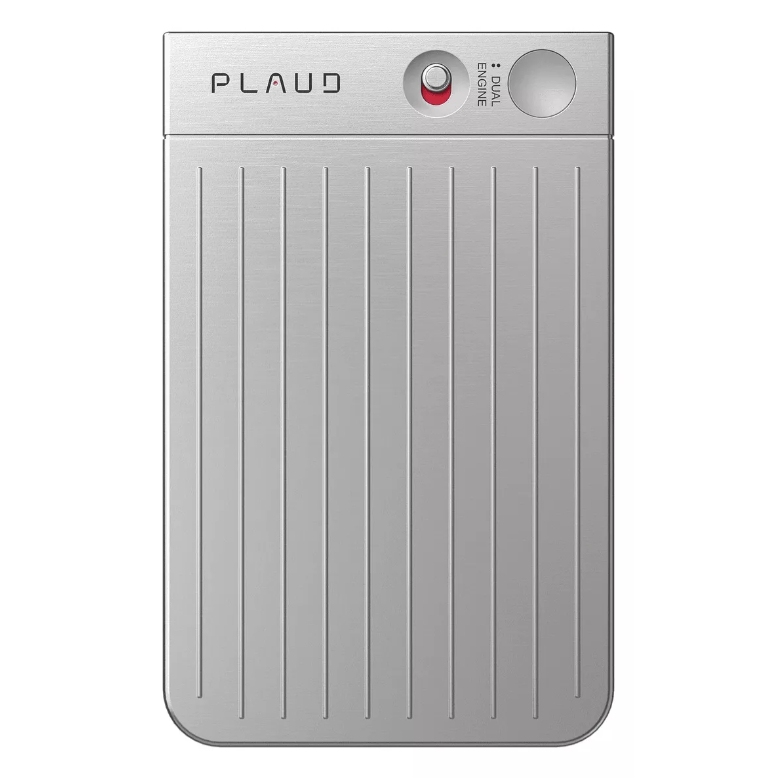 Gravador De Voz Digital Plaud Gravador Tradutor Note Do 64 Gb Prateado