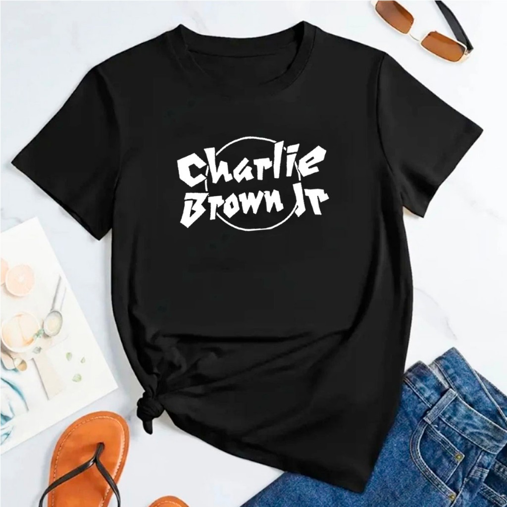 Camiseta Feminina T Shirt Promoção Charlie Brown Jr Escrita Hip Hop Musica